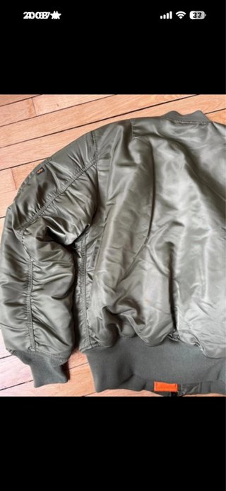 Chaqueta Alpha Industries verde naranja