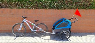 Carro bici 1-2 niños