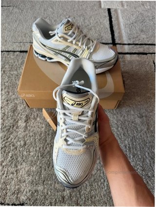 ASICS Gel-Kayano 14 gris plata 100% original