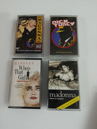 4 MADONNA Cintas Cassettes ELIGE
