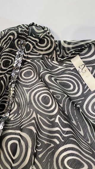 Bata playera con brillos