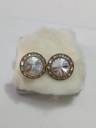 Orecchini vintage con cristalli