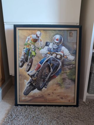 Cuadro Puzzle Motocross