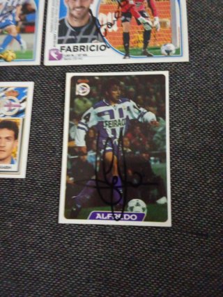 Cromos Firmados Deportivo de la Coruña