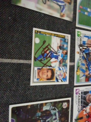 Cromos Firmados Deportivo de la Coruña