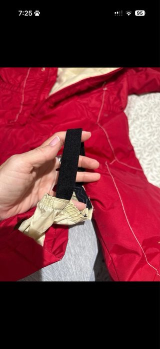 Mono de nieve para niño rojo,talla 4 años