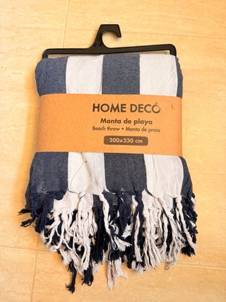 Manta de playa HOME DECO 200x230
