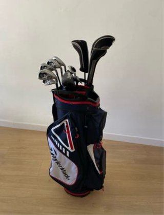 Set de palos de golf callaway + bolsa taylor made