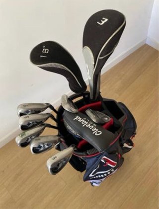 Set de palos de golf callaway + bolsa taylor made