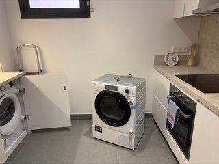 Secadora integrable Haier 7kg, Condensación, Bomba