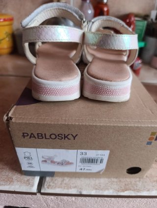 Sandalias Pablosky Niña Talla 33