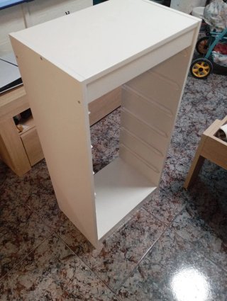 Mueble auxiliar IKEA blanco – 2 unidades