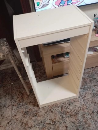 Mueble auxiliar IKEA blanco – 2 unidades