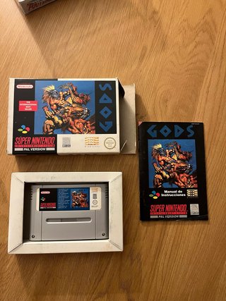 GODS Super Nintendo SNES PAL ESP Completo