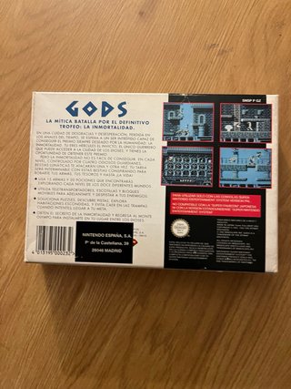 GODS Super Nintendo SNES PAL ESP Completo