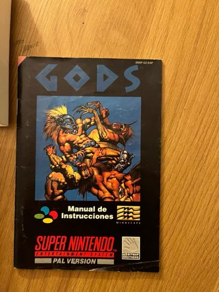 GODS Super Nintendo SNES PAL ESP Completo