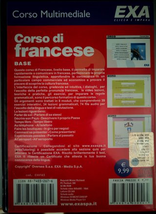 Corso di Francese Base EXA CD Win nuovo
