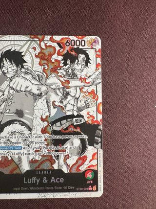 Luffy & Ace ST30-001 Lider Carta One Piece
