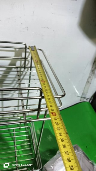 Estante escurridor de varilla acero inoxidable