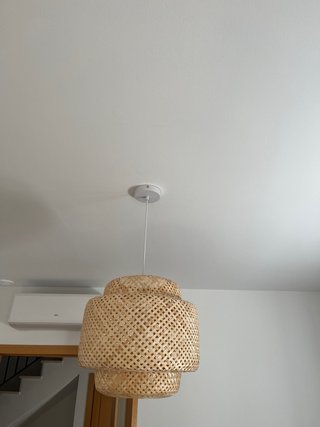 Lámpara de techo bambú natural