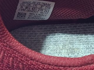 Zapatillas Adidas Rojas y Blancas