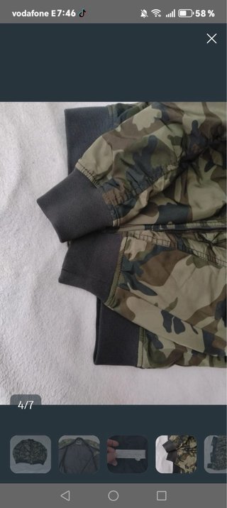 Chaqueta Bomber Camuflaje