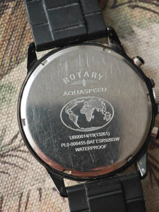 Reloj Rotary Aquaspeed Negro Cronógrafo Ed. Black