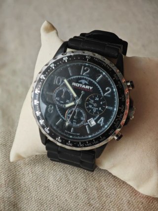 Reloj Rotary Aquaspeed Negro Cronógrafo Ed. Black