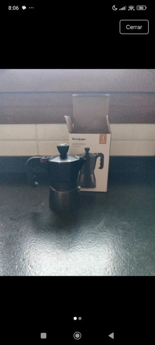 Cafetera de Aluminio 1 taza