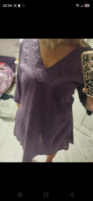 Prendisole viola taglia L
