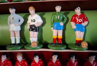 Final mundial de Futbol. Antiguo juego, España-Ing