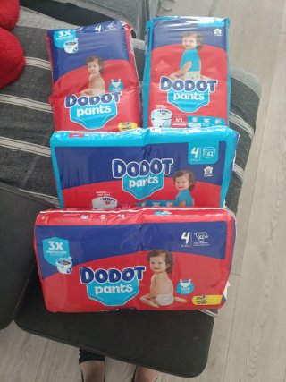 Pañales Dodot Pants Talla 4 (62 uds)