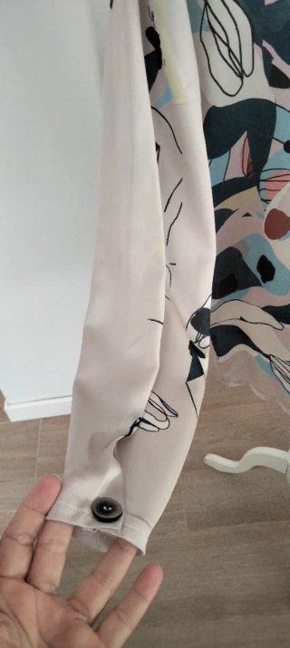 Blusa Beige Multicolor
