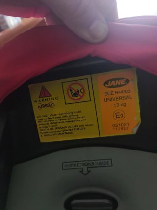 Maxi-Cosi Silla de Coche Roja