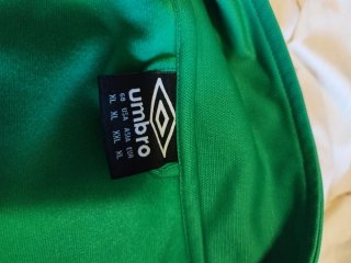 Giacca Umbro verde/bianca taglia XL
