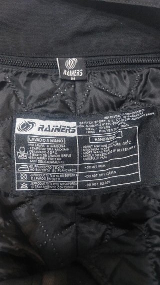 Pantalón Cordura Moto Mujer Negro