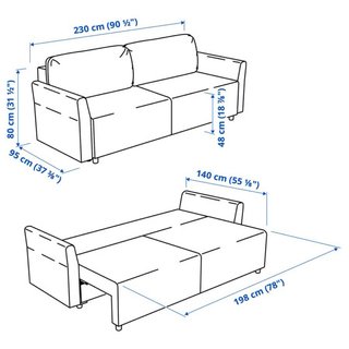 Sofá Cama Gris Cómodo