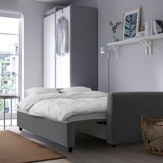 Sofá Cama Gris Cómodo