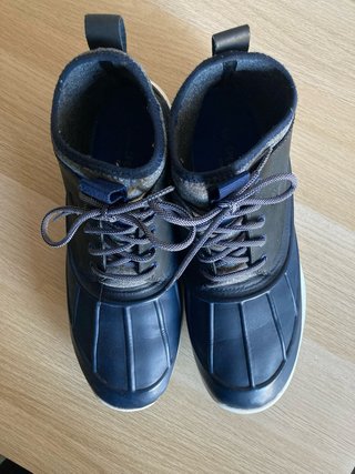 Botas de agua Sperry azul y gris