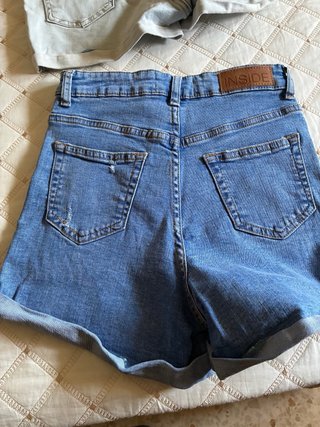 Lote 2 shorts vaqueros mujer