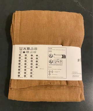 Funda cojín IKEA Dytag beige oscuro 65x65