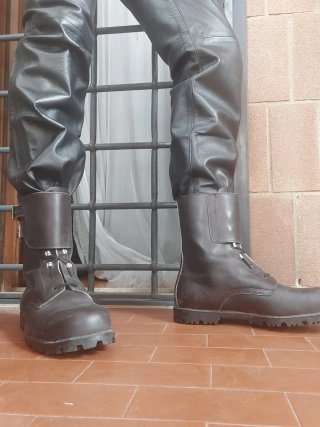 Stivali Ranger Pelle Marrone Tg 44