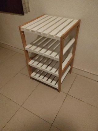 Estante de madera 3 baldas 57x34x33