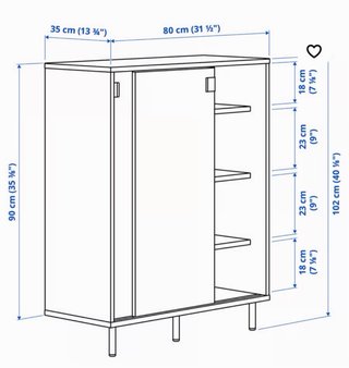Zapatero Blanco Ikea Grande