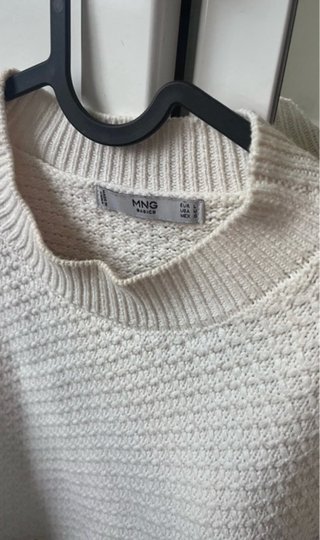 Jersey Mango Talla L Blanco y Negro