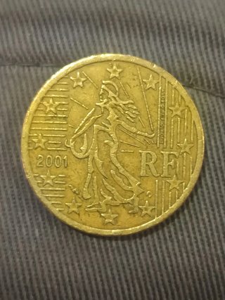 50 cts Francia 2001