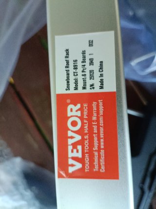 Portaesquís VEVOR universal aluminio
