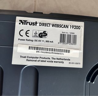 Scanner Trust nero/grigio