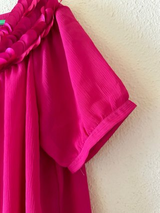 Vestido fiesta fucsia