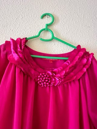 Vestido fiesta fucsia
